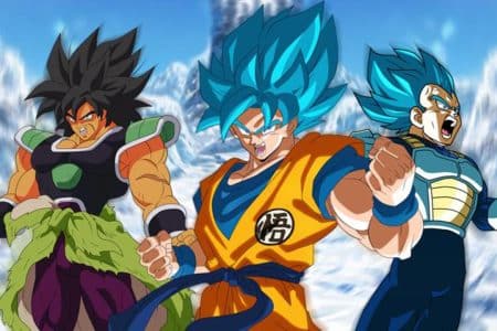 Dragon Ball Super Filler Folgen Broly Goku Vegeta mit blauen Haaren
