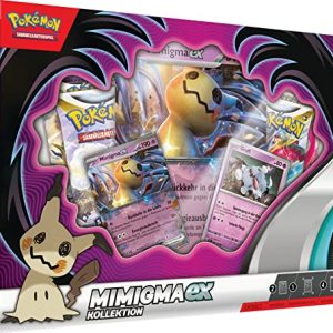 Pokémon-Sammelkartenspiel: Kollektion Mimigma-ex (2 holo Promokarten, 1 überdimensionale holo Karte & 4 Boosterpacks)
