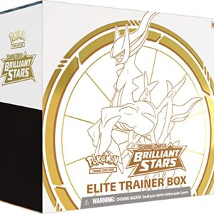 Pokemon – Sword & Shield 9 – Brilliant Stars Elite Trainer Box Case – 10 x Arceus