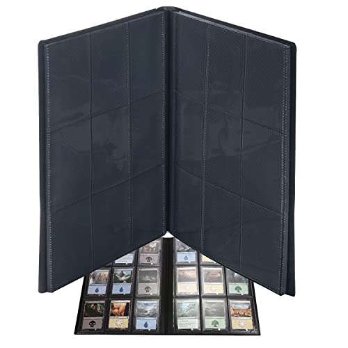 Sammelkartenalbum 360 Fächer mit Seitenöffnung Schwarz