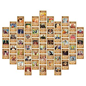 50PCS One Piece Wanted Poster 4×6 Zoll New Edition