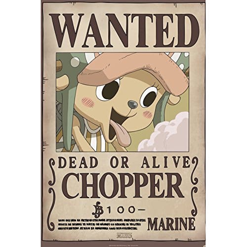 ONE PIECE – Poster – Wanted Chopper new (91.5×61)