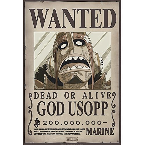 ONE Piece – Poster Wanted Usopp New (52×38)