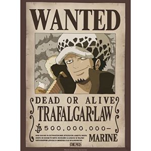 One Piece Wanted Law Poster 38x52cm