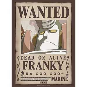 One Piece Wanted Franky Poster 38x52cm
