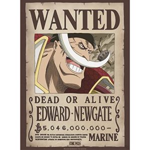 One Piece Wanted Whitebeard Poster 38x52cm