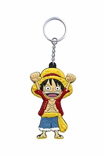 One Piece Monkey D. Ruffy Schlüsselanhänger aus Gummi