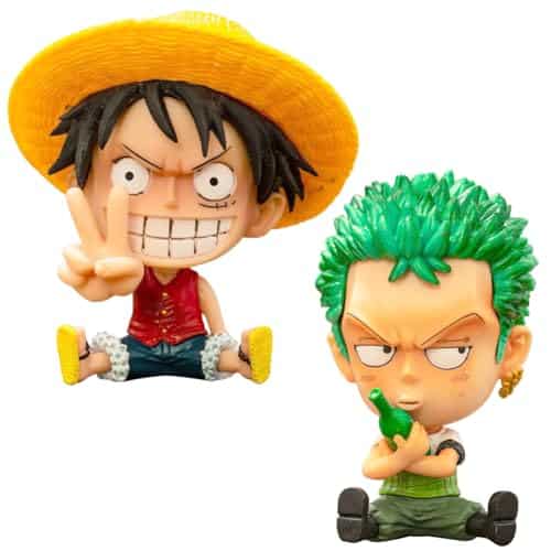 One Piece Ruffy & Zoro Anime Figuren 2PCS PVC