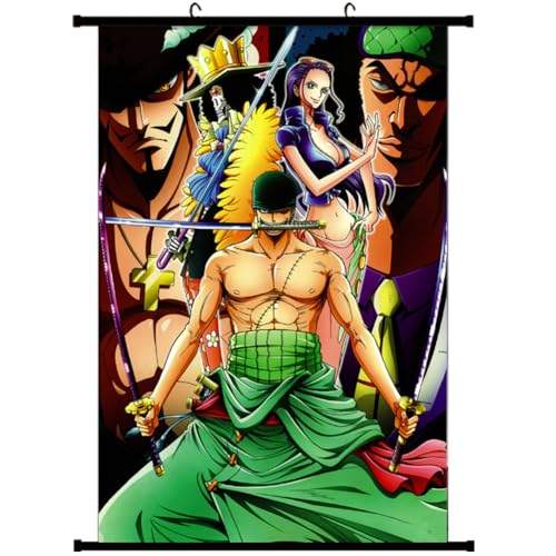 One-Piece Roronoa Zoro Wandkunst Segeltuch 40x60cm