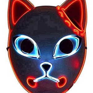 Demon Slayer Maske LED