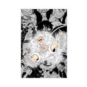 Leinwandposter Luffy ungerahmt 30 x 45 cm