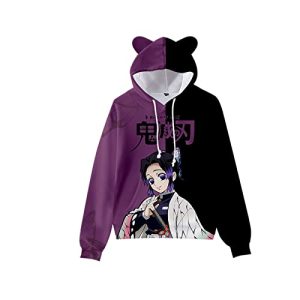 Hoodie Demon Slayer 3D Druck 100-170