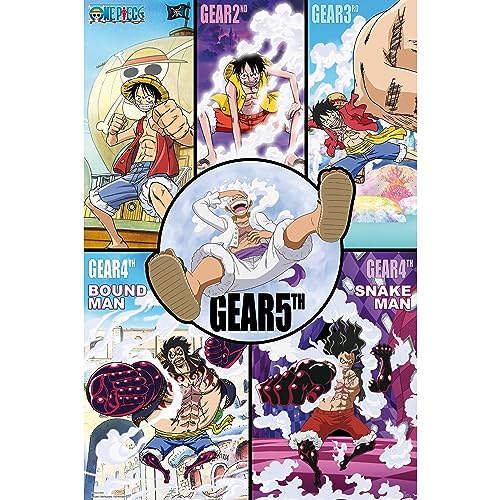 One Piece Poster Gear History (61cm x 91,5cm)