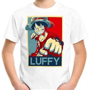 Luffy T-Shirt für Kinder Strohhut